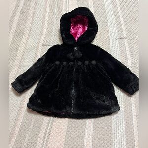 Pistachio Stylish Black Kids Puffer Jacket Size 2T